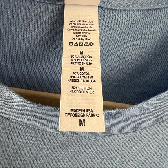 Santa Barbara Running Co. Tee workout tee t-shirt California blue purple Medium - Picture 9 of 9